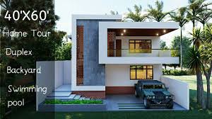 40x60 Beautiful Duplex House Design