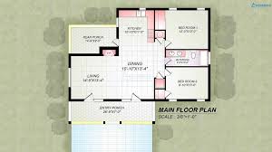 2 Bedroom 1 Bath House Plans