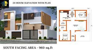 Small House Elevation With Floor Plan