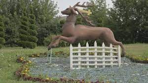 Sculpture Of A Saint Hubert S Deer