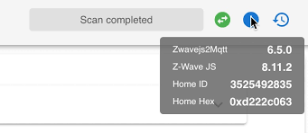 solved z wave js server version is