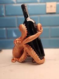 3d Printed Octopus Wine Bottle Holder