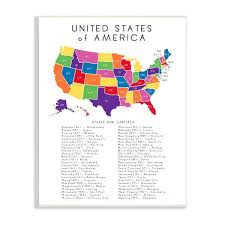 Stupell Industries Usa Map State