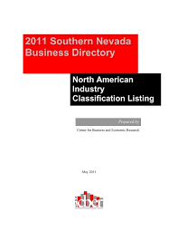 2016 Southern Nevada Business Directory