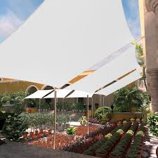8 X 10 Rectangle Shade Sail Colourtree Color White