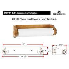 Dalton Paper Towel Holder In Honey Oak