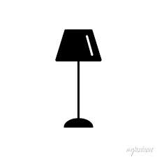 Classic Floor Lamp Flat Icon