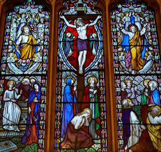 Church Stained Glass Window Art