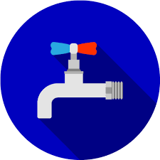 Water Faucet Icon Blue Mountain