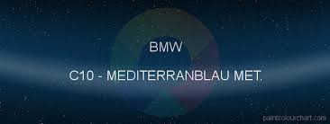 C10 Mediterranblau Met For Bmw