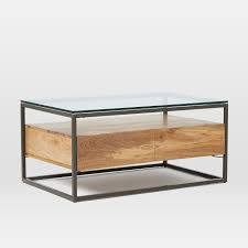 Box Frame Storage Coffee Table Modern