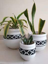 Outdoor Uri Set Ceramic Planter