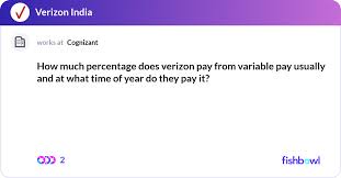 How Much Percentage Does Verizon Pay