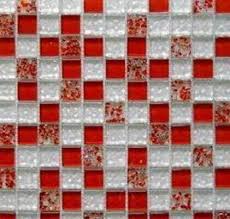 Red Glass Mosaic Tiles In Ahmedabad At