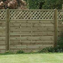 Horizontal Garden Fence Panel Lattice