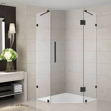 Frameless Neo Angle Hinged Shower Door