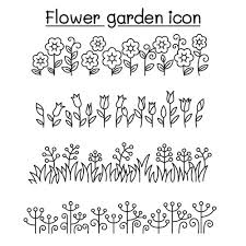 Flower Bed Vector Images Over 8 200