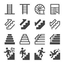 Floor Plan Stairs Vector Images Over 520