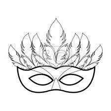Masquerade Mask Icon Black And White