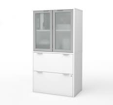 Frosted Glass Doors Hutch