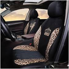 Car Seat Covers Print Leopard Pattern