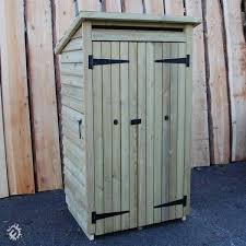 Lockable Outdoor Storage Shed 4 Shelf