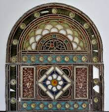 Victorian Stained Glass Transom And