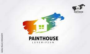 Paint House Vector Logo Template House