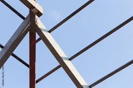 steel beams roof truss residential