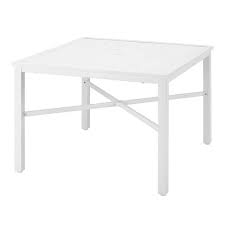 Square Metal Outdoor Patio Dining Table