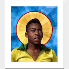 Pele Football Icon Pele Posters And