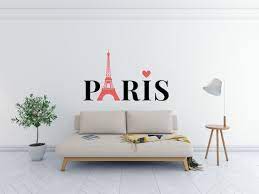 Paris Eiffel Tower Vinyl Wall Decal