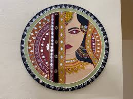 Handmade Lippan Art And Mirror Work