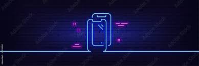 Neon Light Glow Effect Smartphone