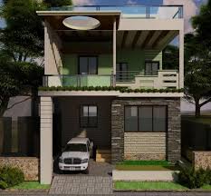 Duplex House Plans 3d View At Rs 4000