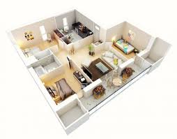 25 Three Bedroom House Apartment Floor