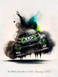 Ken Block Wall Art Monster Energy Gym