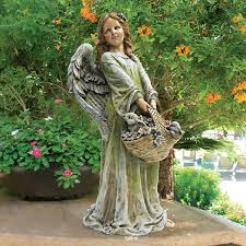 Flower Angel Garden Statue