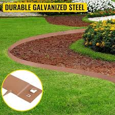 Vevor Steel Lawn Edging 5 Pieces Metal