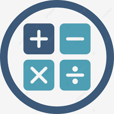 Calculator Icon Action Math Vector