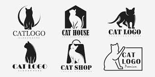 Design Vector Template Cat Icon Set