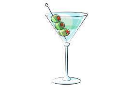 Martini Glass Color Icon Party