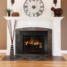 Mobile Fireplace Glass Doors