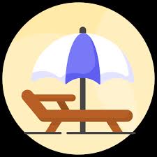 Umbrella Beach Free Holidays Icons