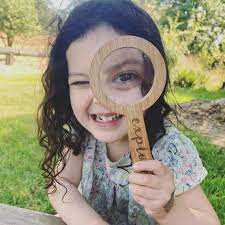 Kids Wood Magnifying Glass