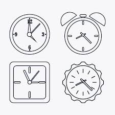 London Business Clocks Stock Photos