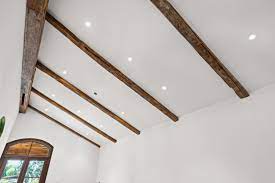 wood box ceiling beams