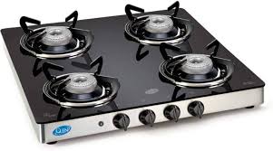 Prestige Edge Glass Manual Gas Stove