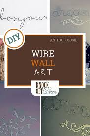 Wire Word Wall Art Knockoffdecor Com