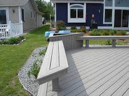 Trex Deck With Benches And Planters